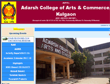 Tablet Screenshot of adarshcollege.avpskulgaon.net